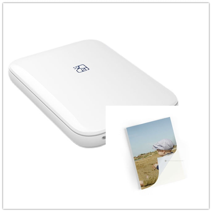 Portable Color Photo Printer – Wireless USB & Bluetooth Thermal Sublimation for Full-Color Prints