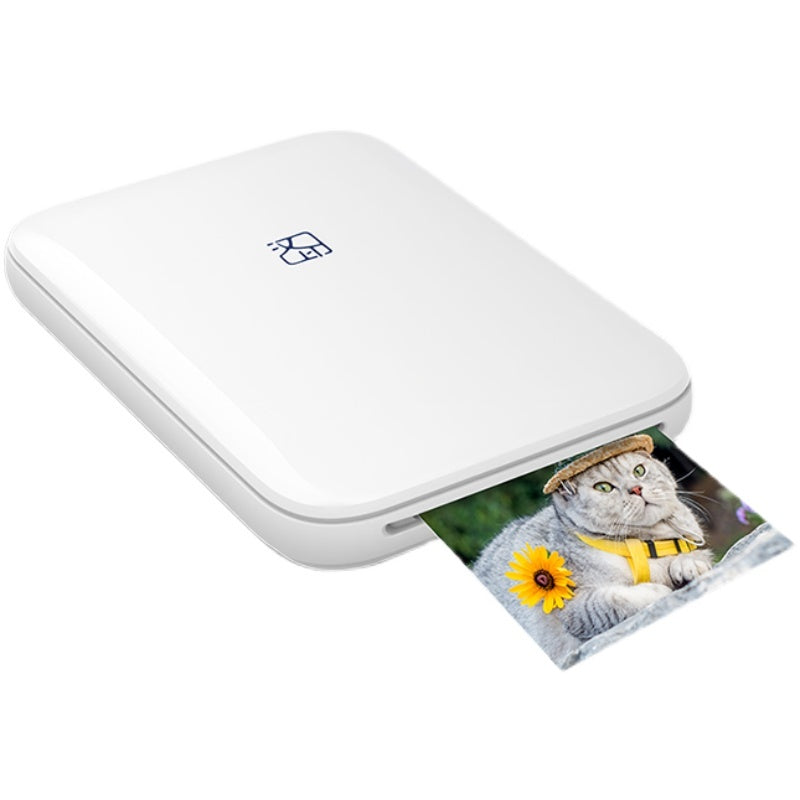 Portable Color Photo Printer – Wireless USB & Bluetooth Thermal Sublimation for Full-Color Prints