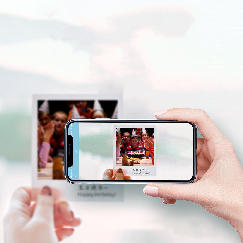 Portable Color Photo Printer – Wireless USB & Bluetooth Thermal Sublimation for Full-Color Prints