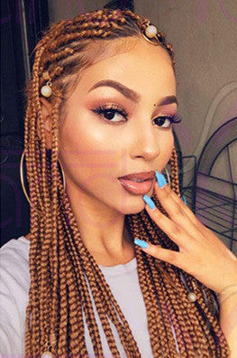 Front Lace African Small Curly Hair Wig