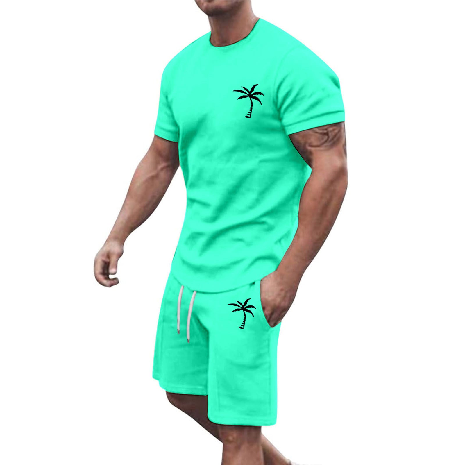 Short-Sleeved Shorts Sports Leisure Suit