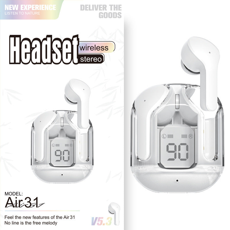 Mini Digital Display Bluetooth Headset