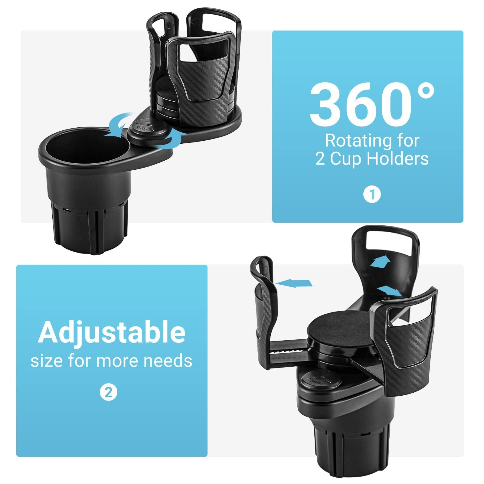 Car Rotatable Drinking Bottle Holder