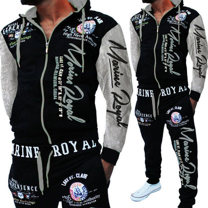 Men Tracksuit 2 Piece Tops and Pants Mens Sweat Suits Set