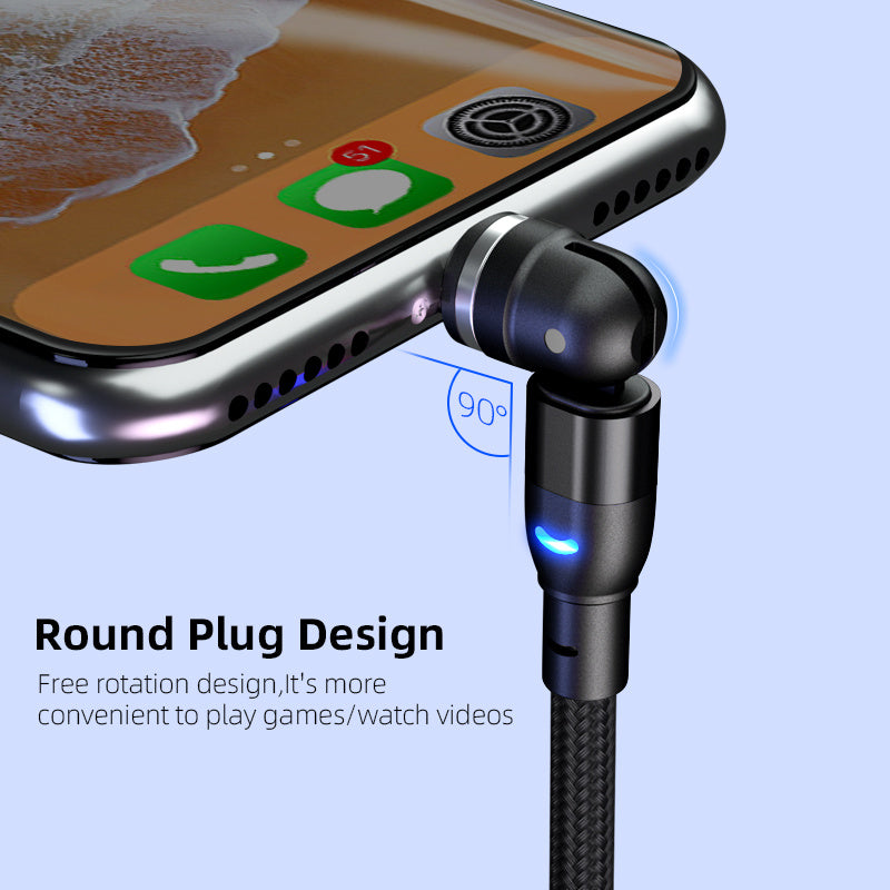 540 Degree Magnetic Charging Cable