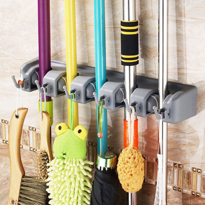 Wall Hanging Plastic Mop Holder