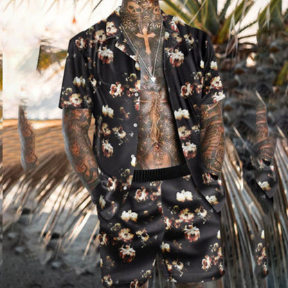 Floral Beach Two-Piece Suit for Men