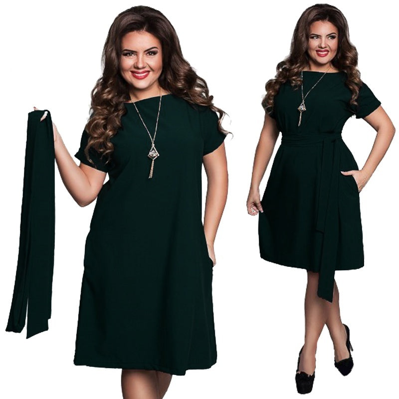 Ladies Curvier Figures Stylish Dress