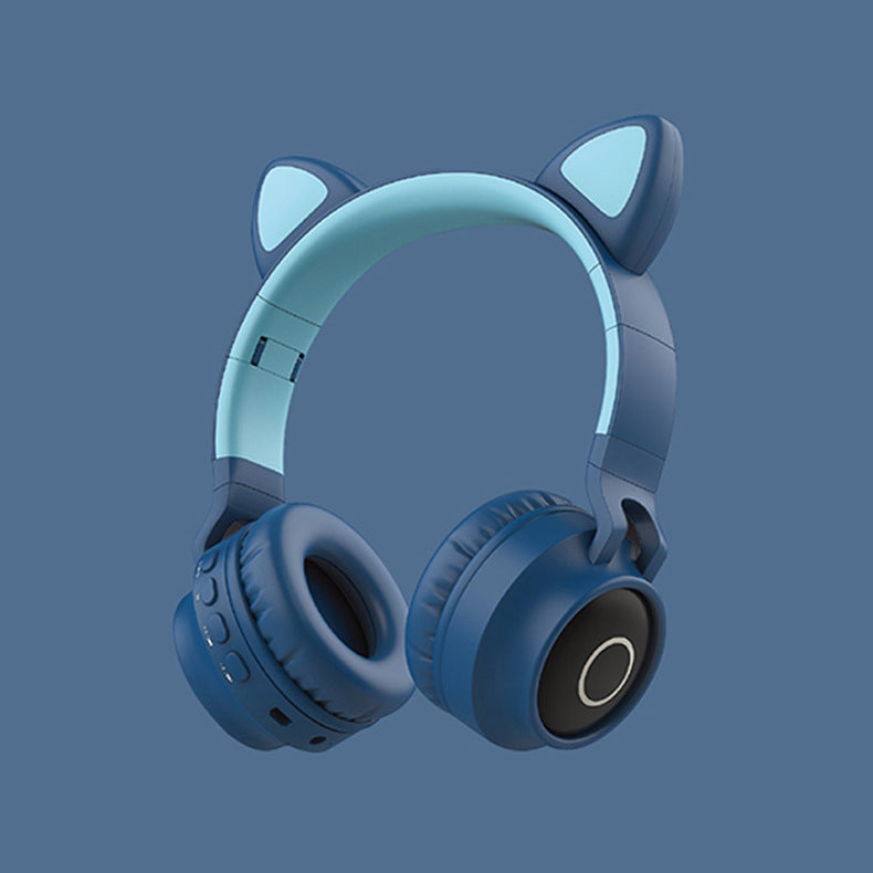 LED Light Cat Ear Bluetooth Headphones