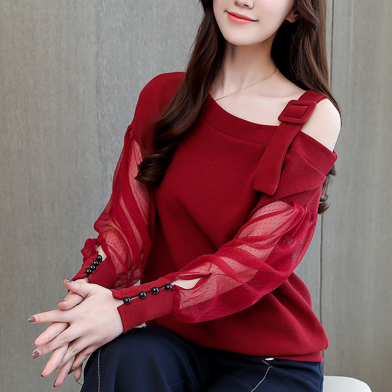 Women Autumn Long Fashion Sleeve Shirt