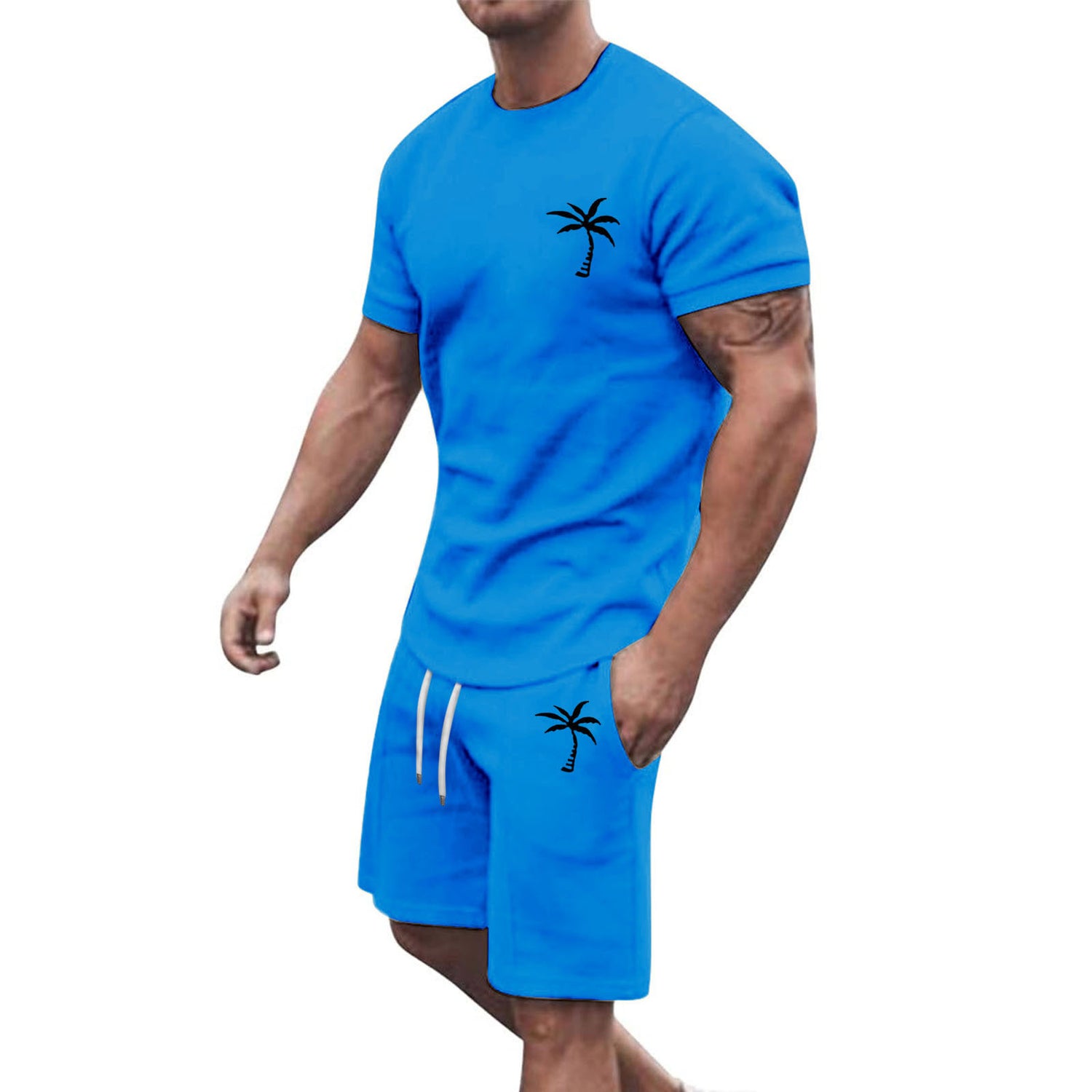 Short-Sleeved Shorts Sports Leisure Suit