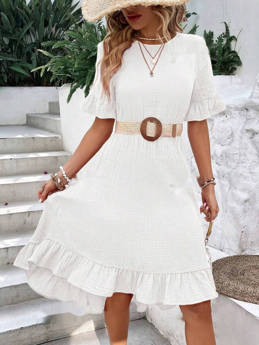 Women Short Sleeve Fashion Dress