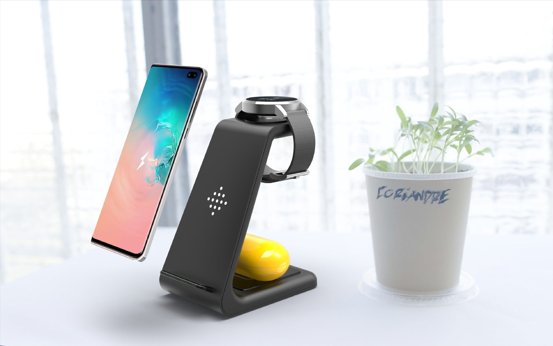 3 In 1 Station Wireless Fast Charger Stand