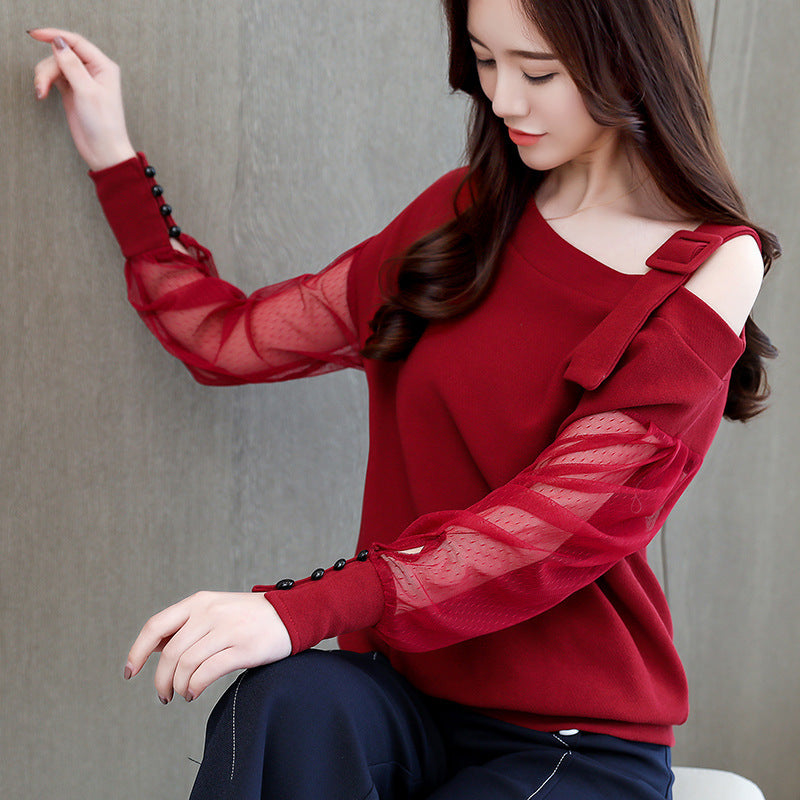 Women Autumn Long Fashion Sleeve Shirt