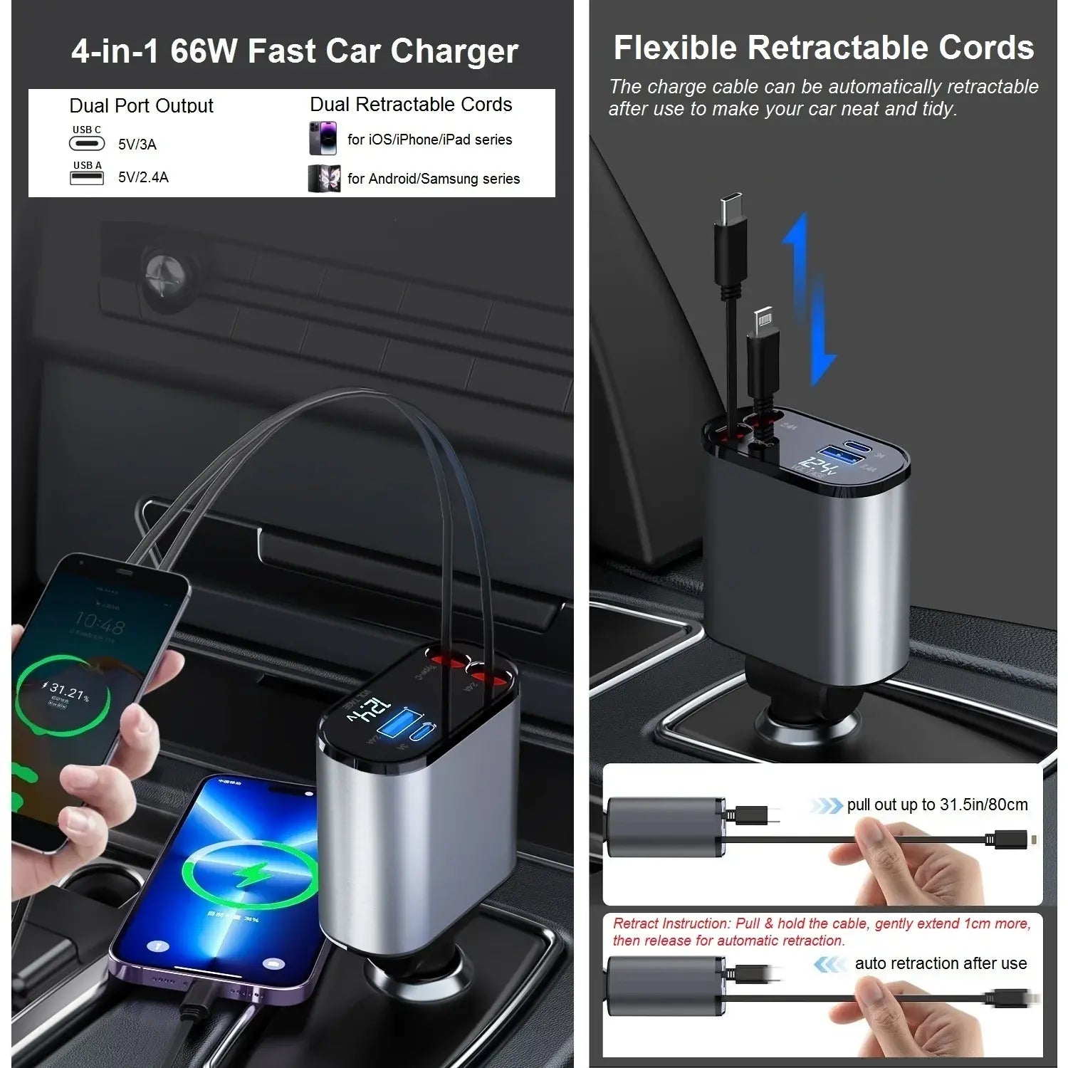 -1 fast charger adapter combines convenience