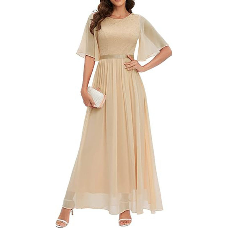 European &amp; American Style Lace Bridesmaid Dress for Women