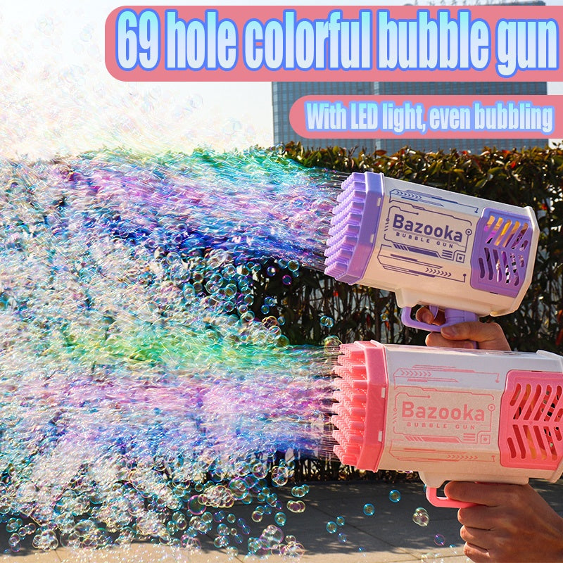 Kids Automatic Blower Bubble Gun Toy