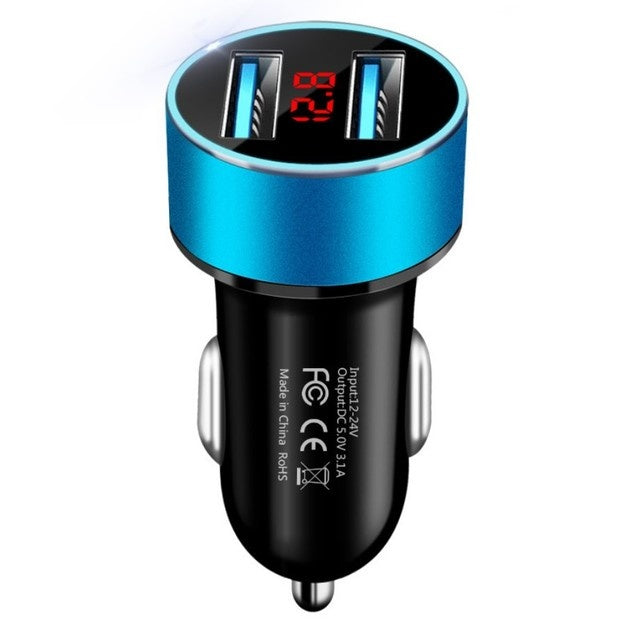 Car LED Light Phone Charger