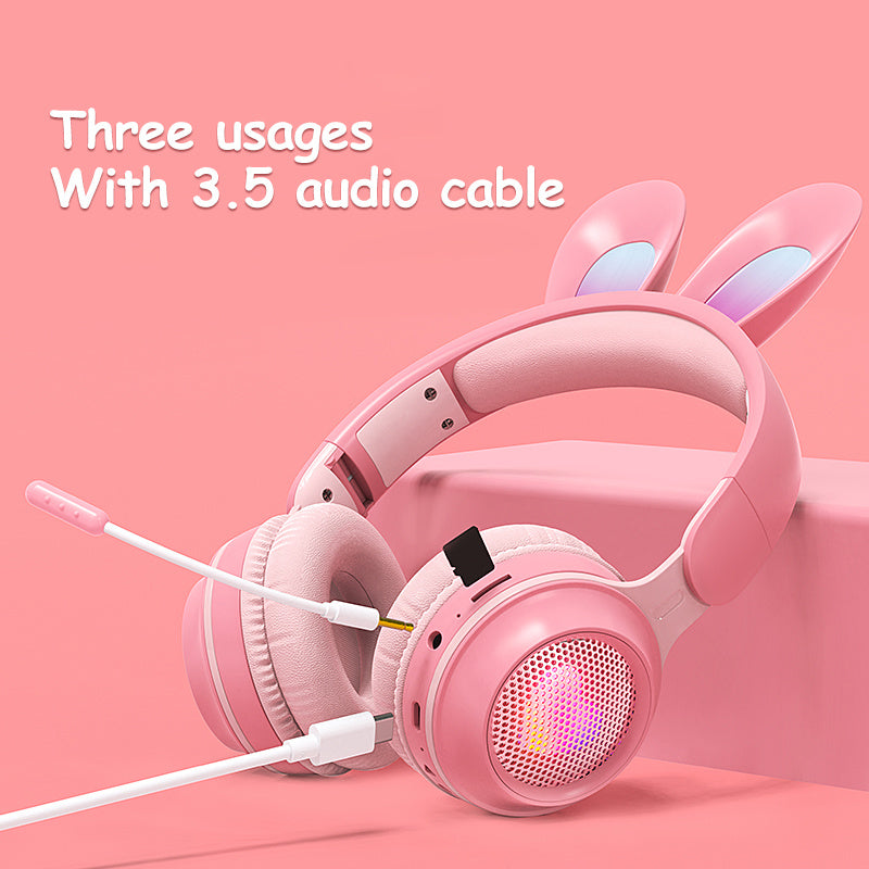 Wireless Rabbit Ear Shape Headphones