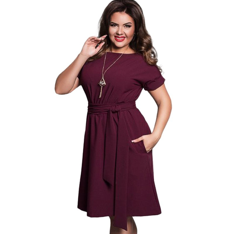 Ladies Curvier Figures Stylish Dress