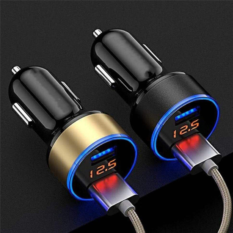 Car LED Light Phone Charger