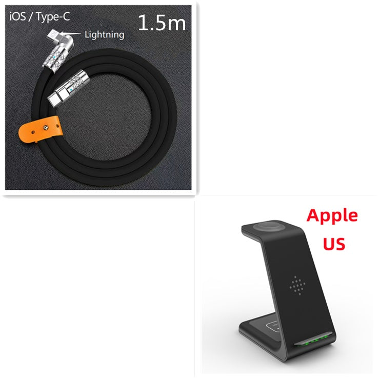 3 In 1 Station Wireless Fast Charger Stand