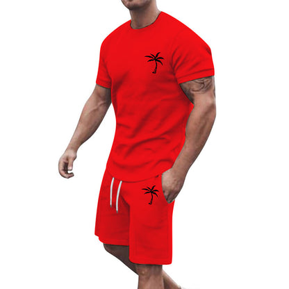 Short-Sleeved Shorts Sports Leisure Suit