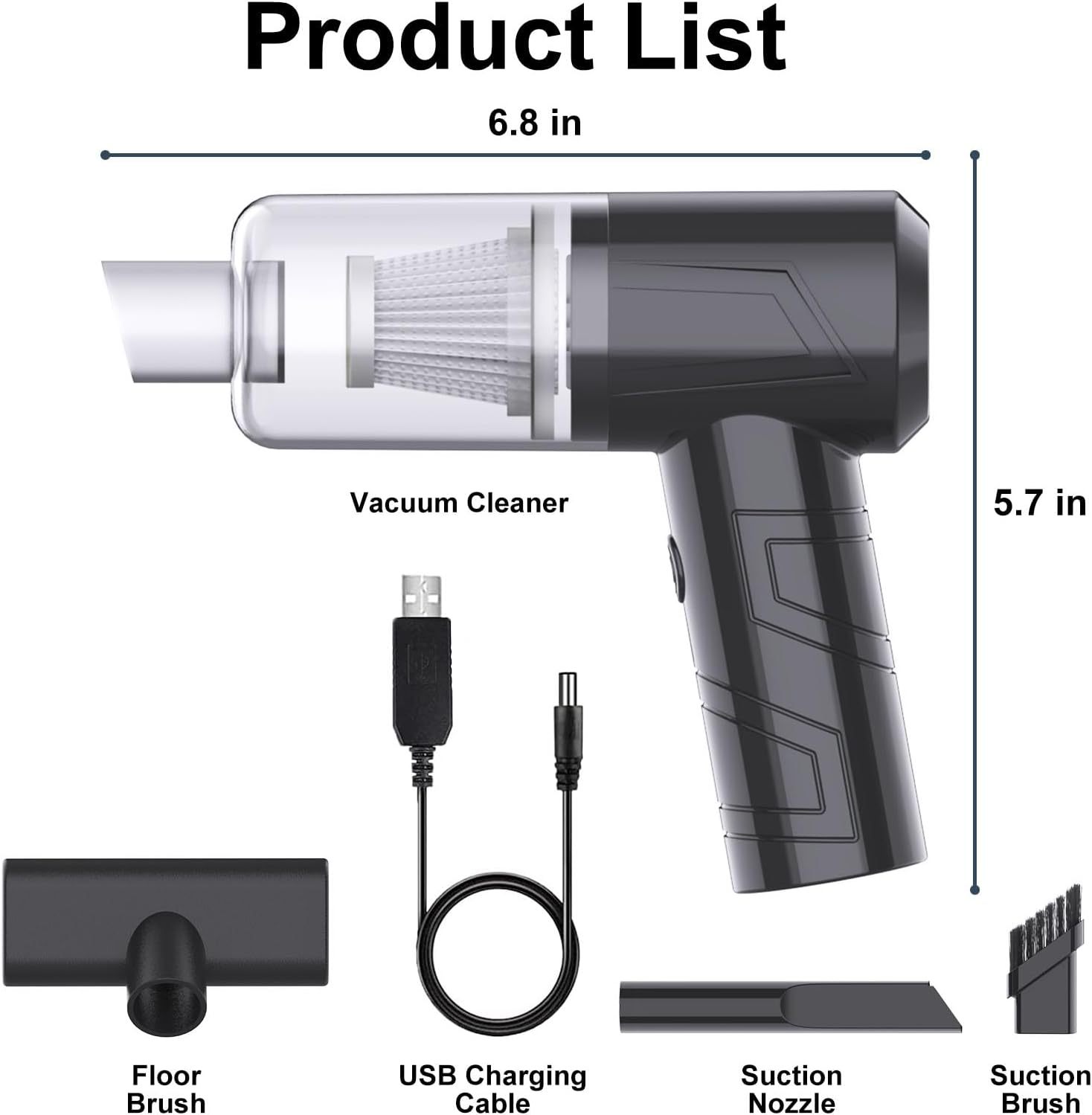 Powerful Lightweight Cleaner Vacuum