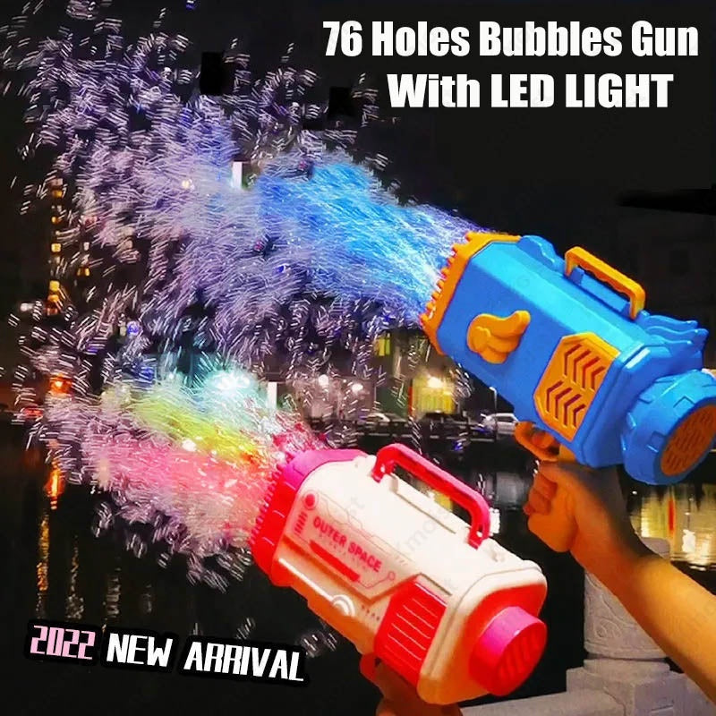 Kids Automatic Blower Bubble Gun Toy