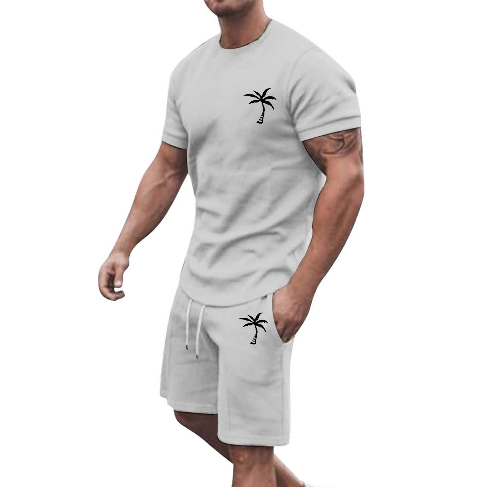 Short-Sleeved Shorts Sports Leisure Suit