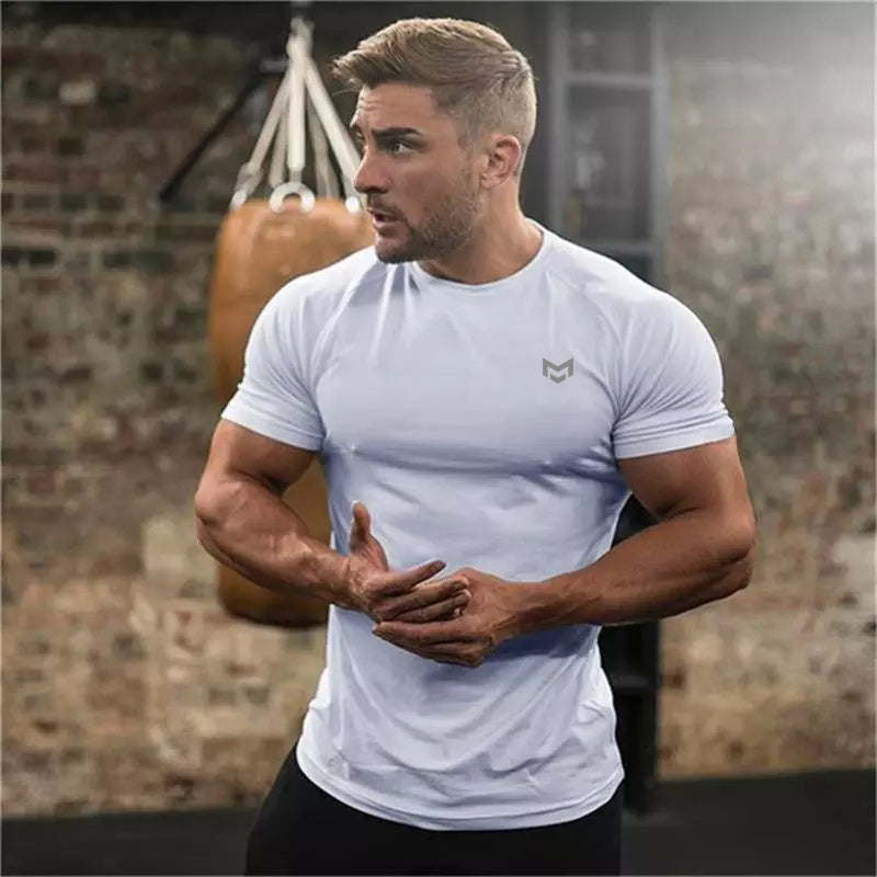 Quick-Dry Short Sleeve T-Shirt for Gym