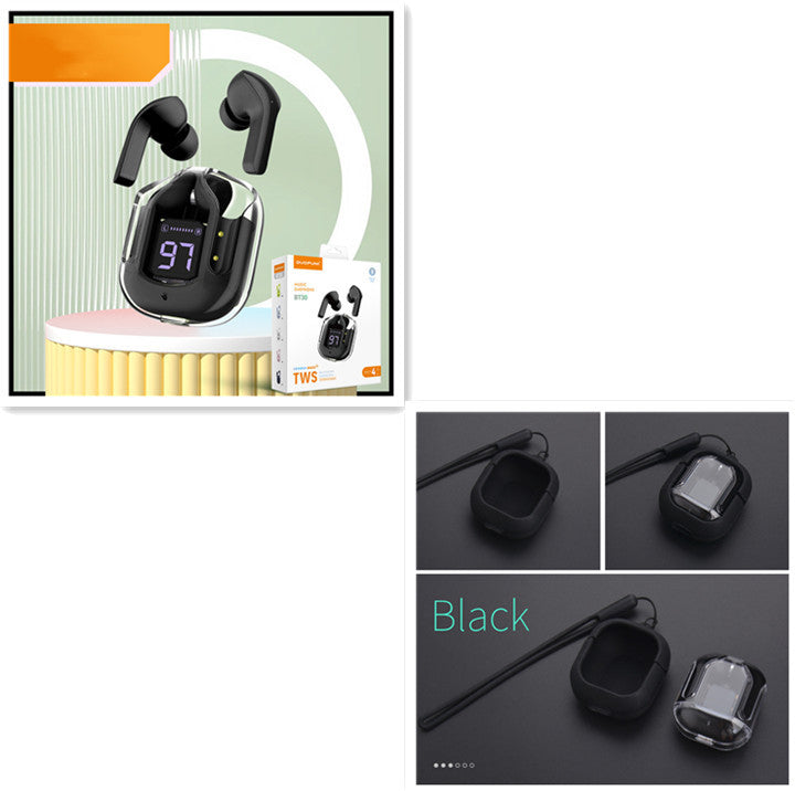 Mini Digital Display Bluetooth Headset