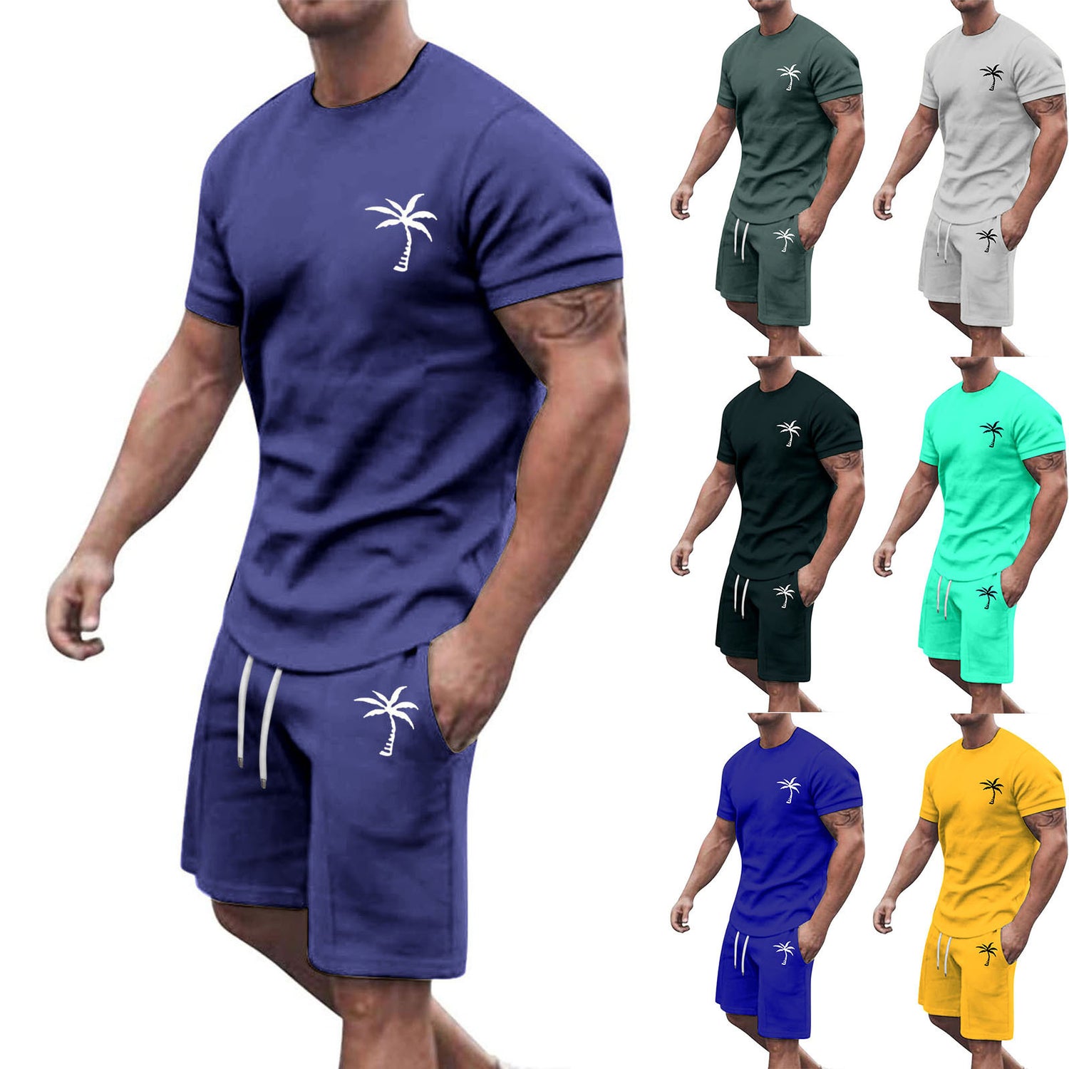 Short-Sleeved Shorts Sports Leisure Suit