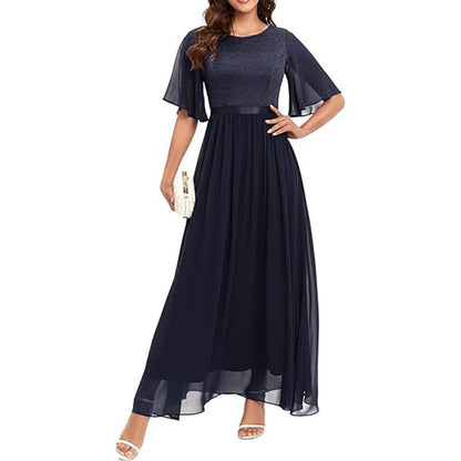European &amp; American Style Lace Bridesmaid Dress for Women