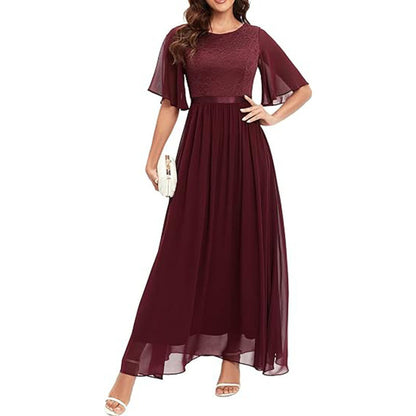European &amp; American Style Lace Bridesmaid Dress for Women