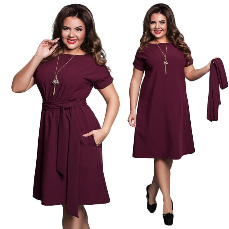 Ladies Curvier Figures Stylish Dress