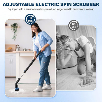 Handle Power Floor Cleaning Brush