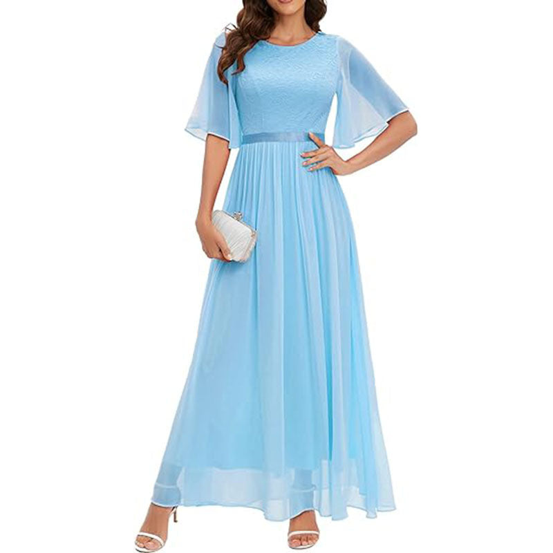 European &amp; American Style Lace Bridesmaid Dress for Women