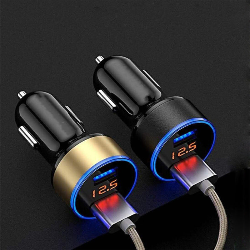 Car LED Light Phone Charger