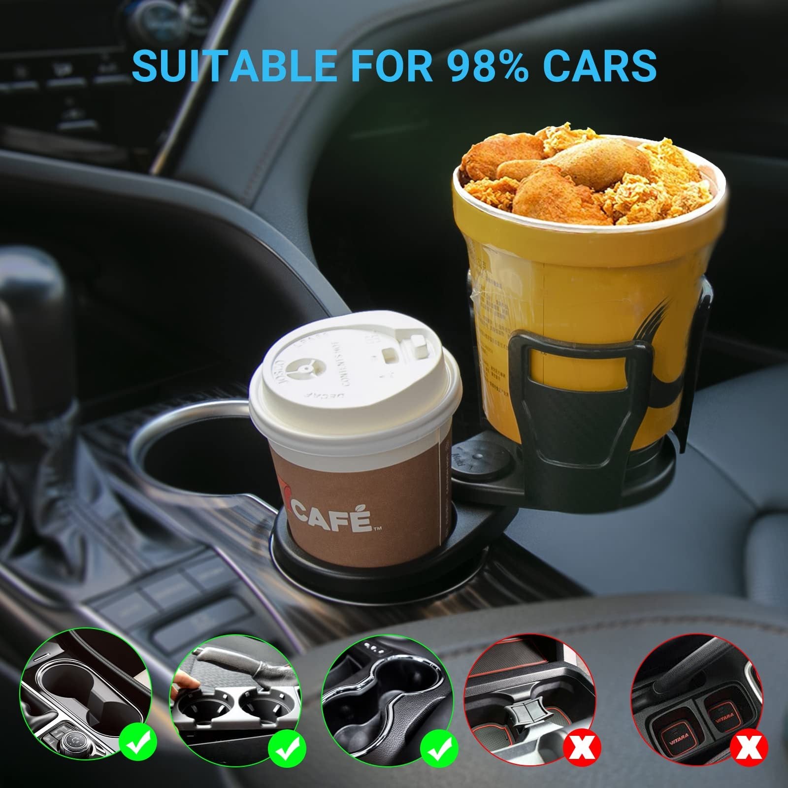 Car Rotatable Drinking Bottle Holder