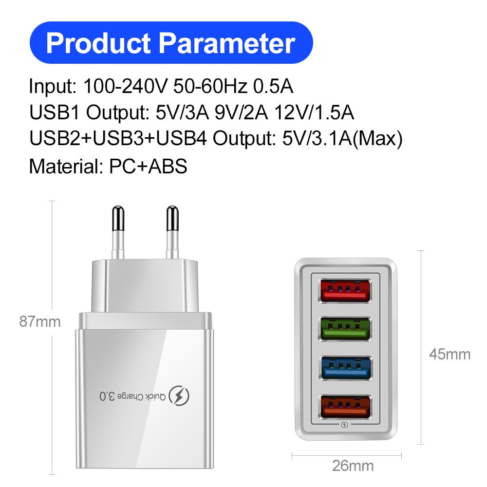 Portable USB Quick Fast Charge