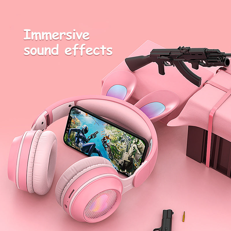 Wireless Rabbit Ear Shape Headphones