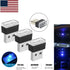 3x Mini Blue LED USB Car Interior Light Neon Atmosphere Ambient Lamp Accessories