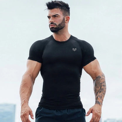 Quick-Dry Short Sleeve T-Shirt for Gym