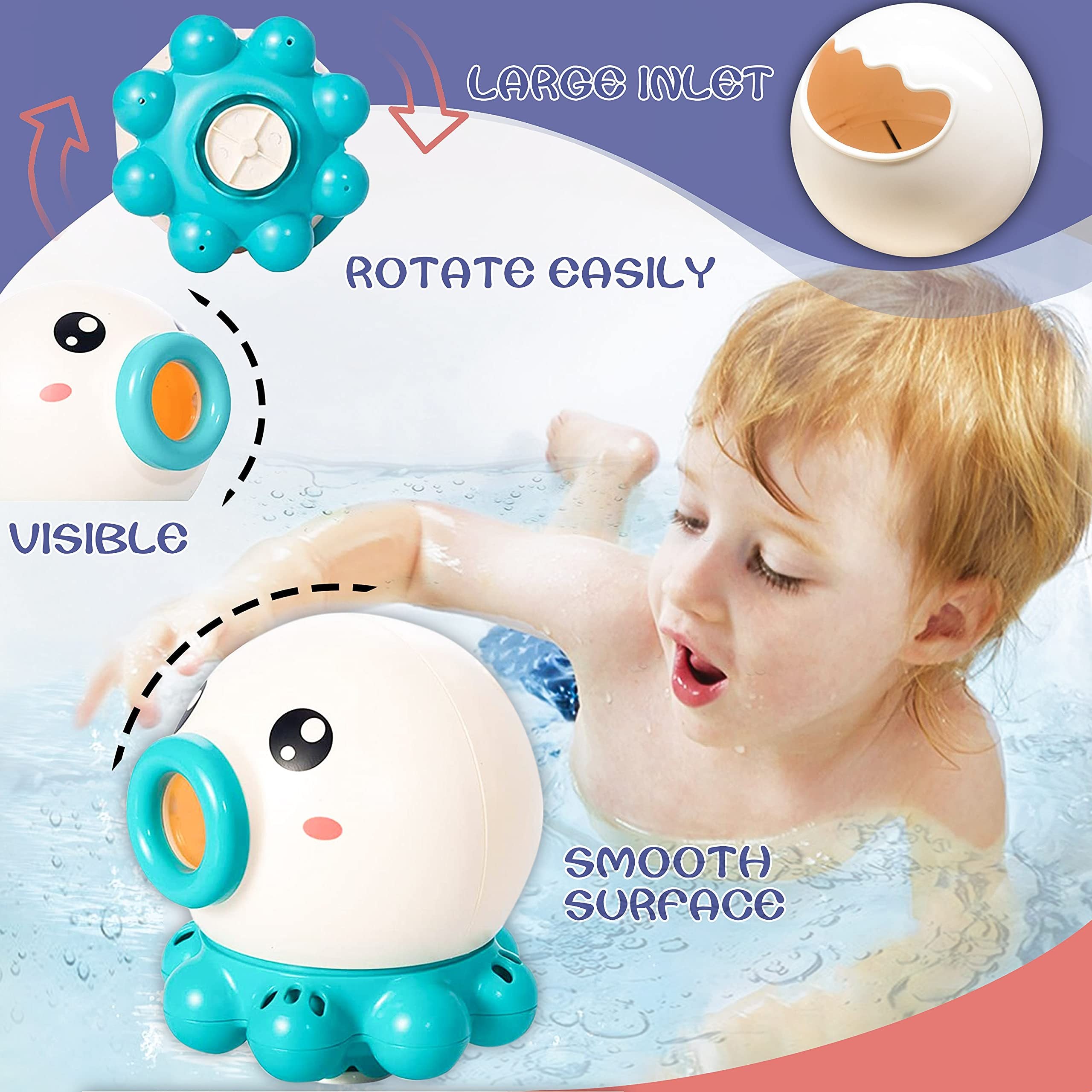 Kids Jet Rotating Shower Bath Toy