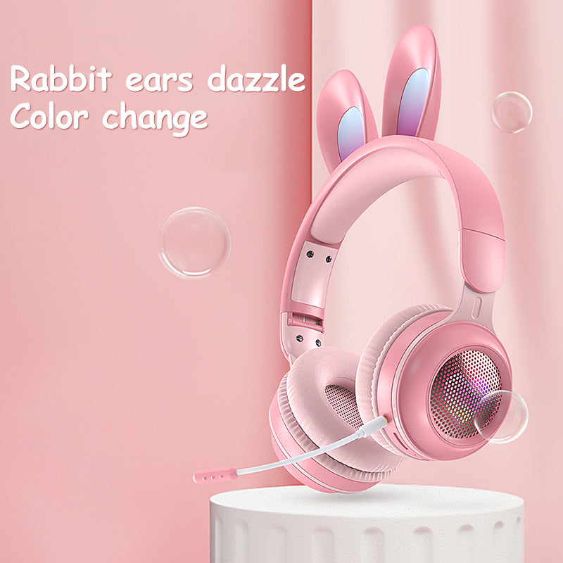 Wireless Rabbit Ear Shape Headphones