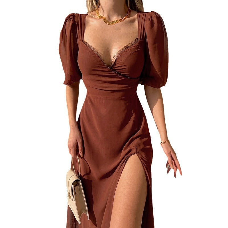 Women's French Low-Cut Dress