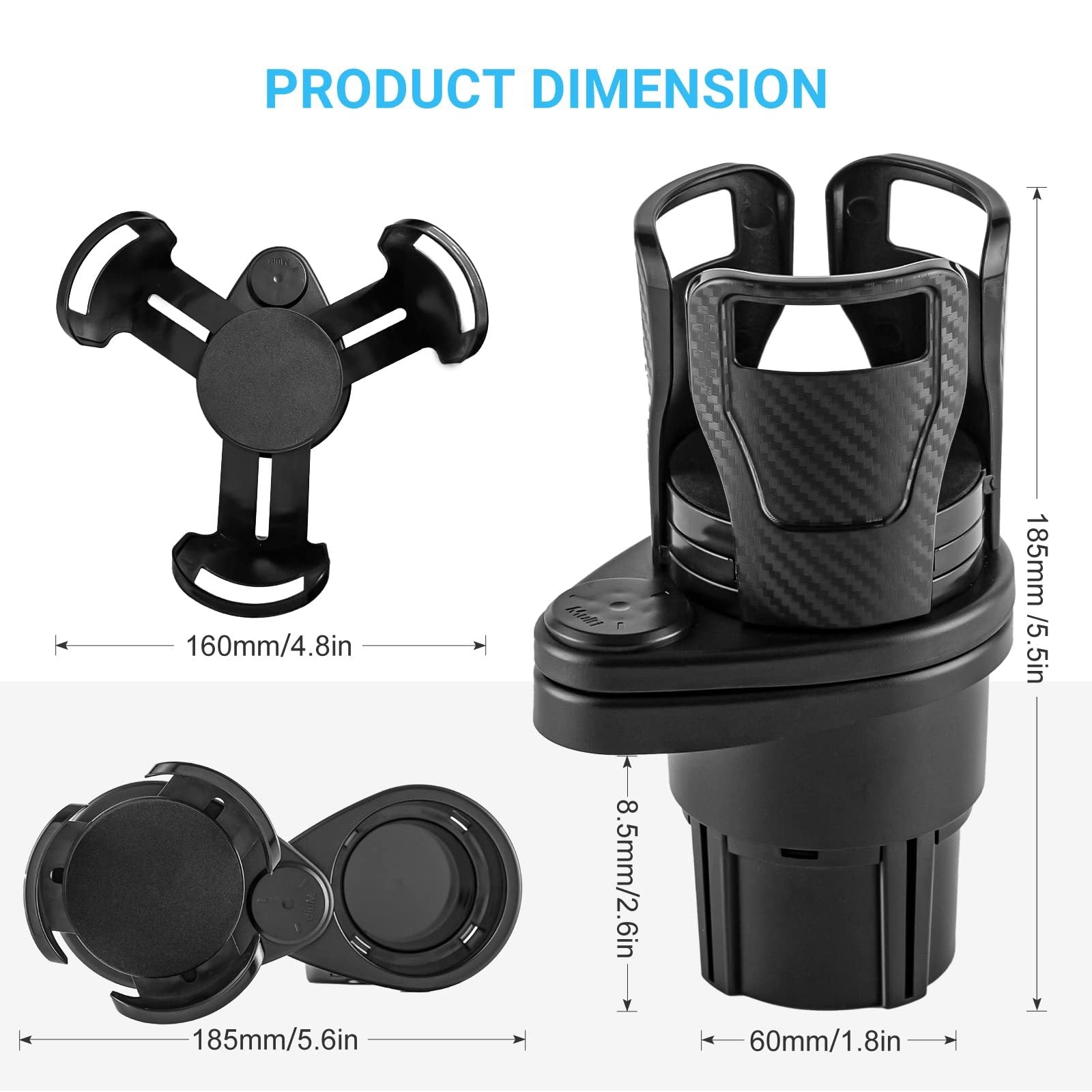 Car Rotatable Drinking Bottle Holder