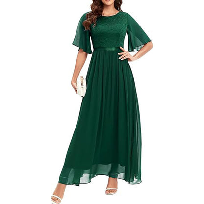 European &amp; American Style Lace Bridesmaid Dress for Women