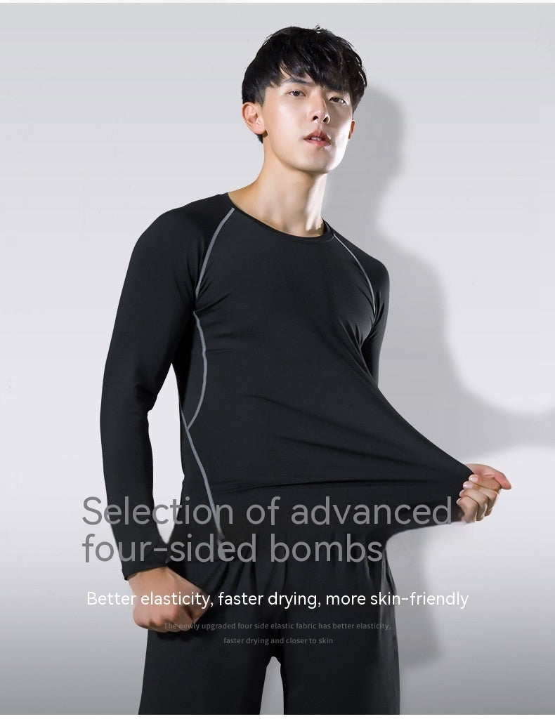 Quick-Drying Running Sportswear . Gym-Ready Activewea